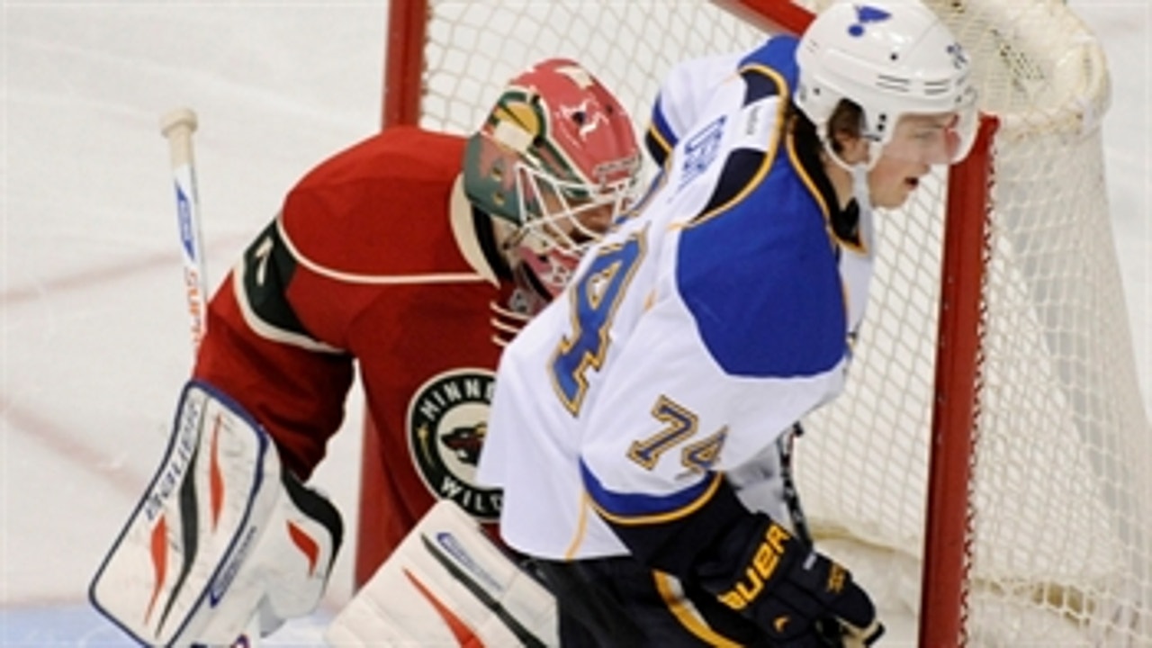 Oshie helps Blues beat Wild in SO