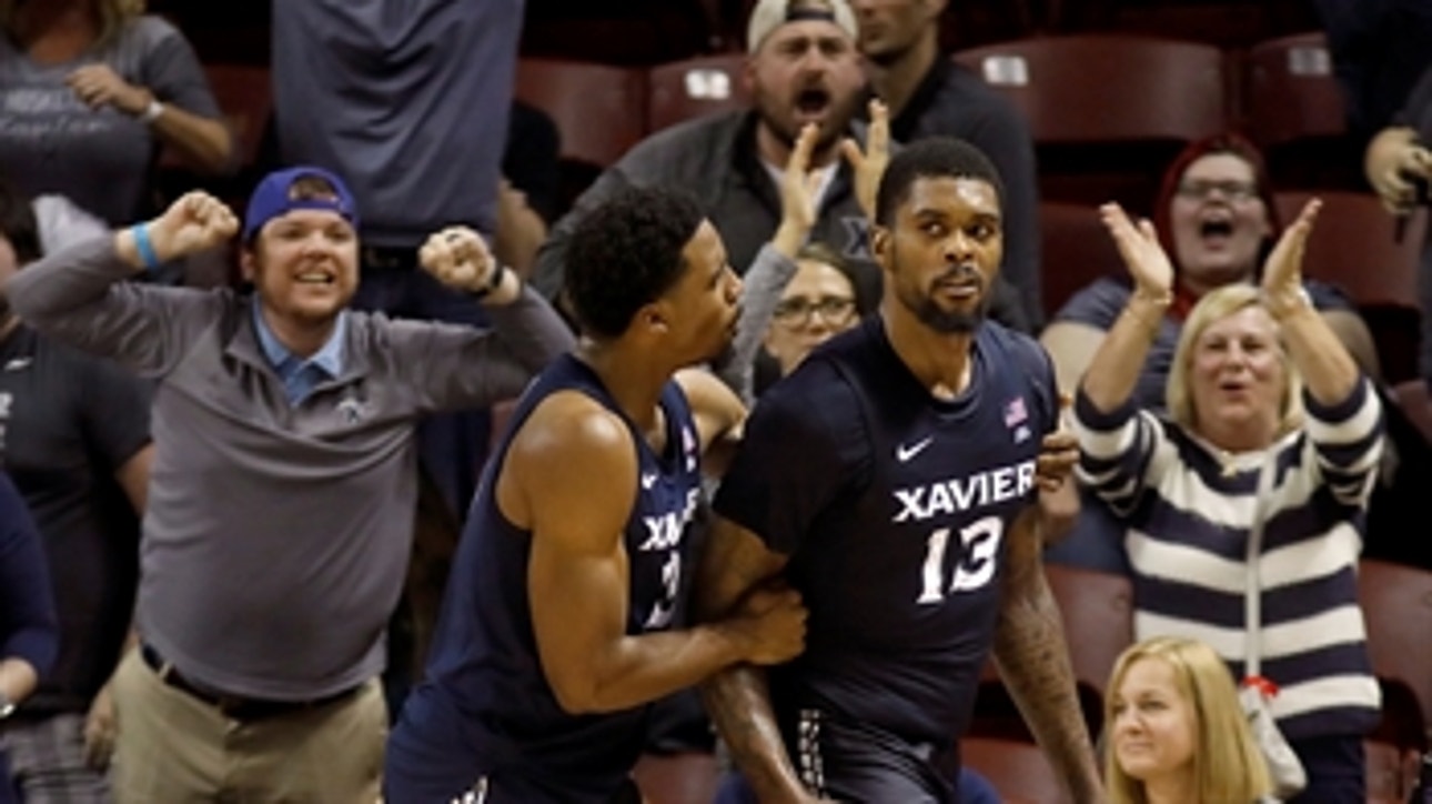 Xavier holds off UConn in double OT to remain unbeaten, 75-74