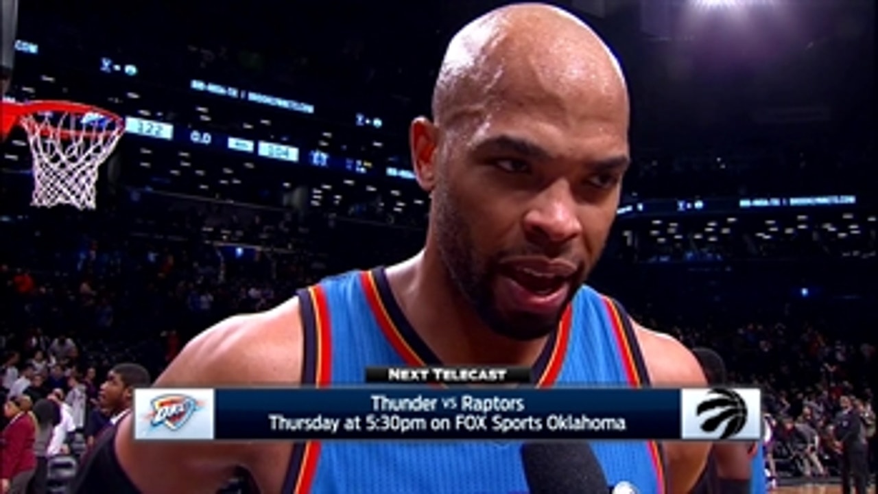 Taj Gibson on staying patient in win over Nets
