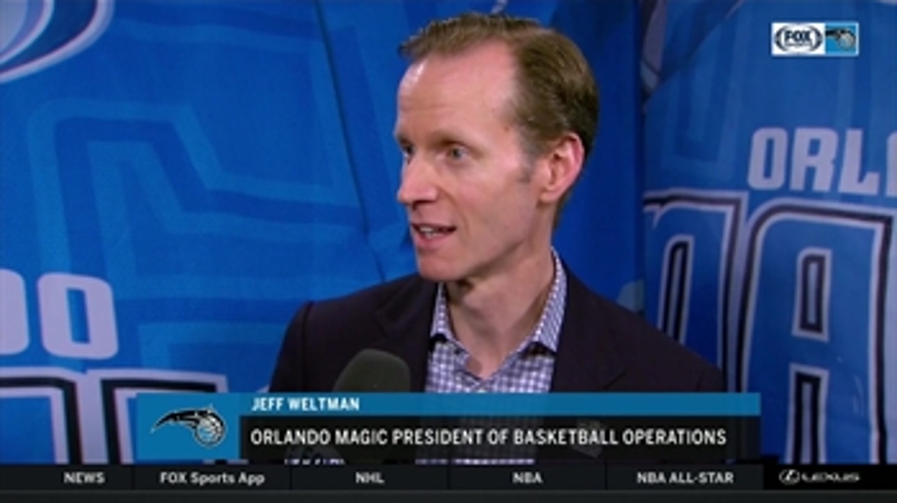 Magic President of Basketball Operations Jeff Weltman details the acquisition of Markelle Fultz