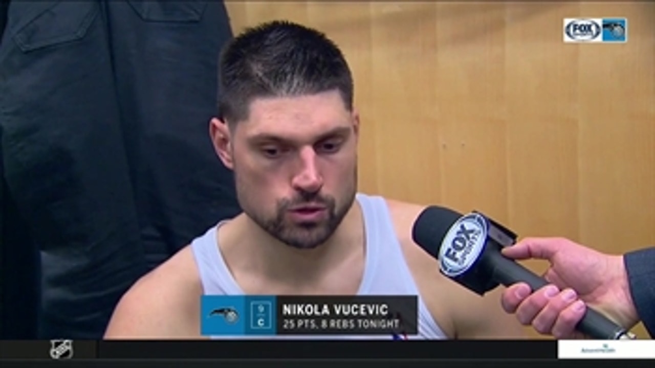 Nikola Vucevic: You can't have 20 turnovers and win in the NBA