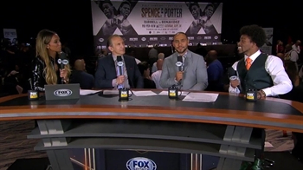 Shawn Porter joins the PBC on Fox crew after a heated press conference from Los Angeles
