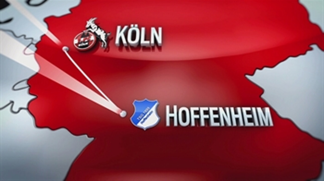 1899 Hoffenheim vs. 1. FC Koln ' 2016-17 Bundesliga Highlights