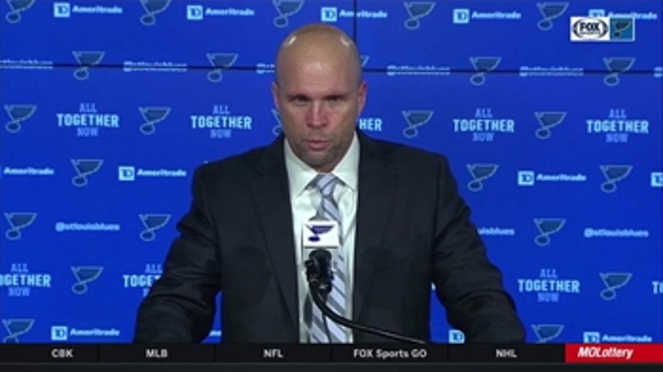 Yeo on Blues' crowd: 'It felt like a playoff atmosphere'