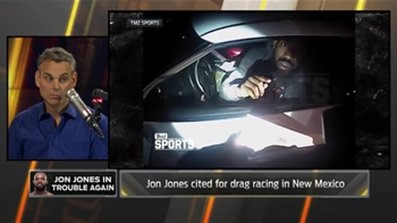 Here's what Colin Cowherd thinks about Jon Jones' interaction with a cop - 'The Herd'