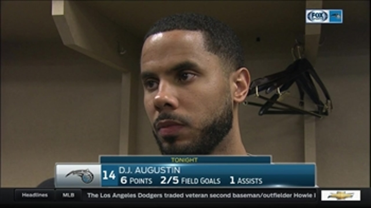 D.J. Augustin: We just couldn't get it going offensively
