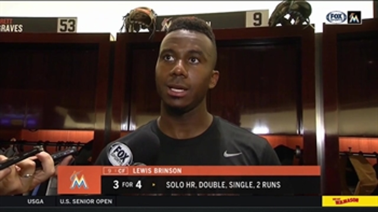 Lewis Brinson: You got to trust yourself, I saw the ball well tonight