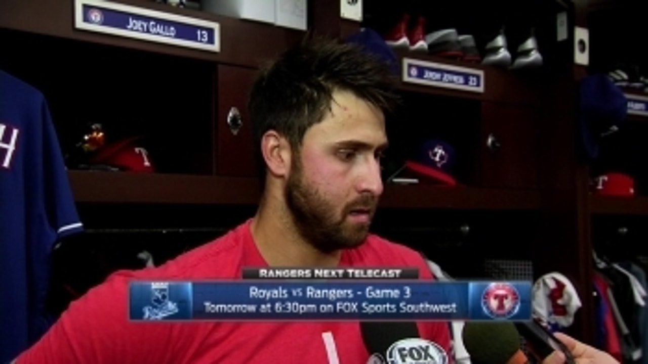 Joey Gallo talks adjustments made in win over Royals