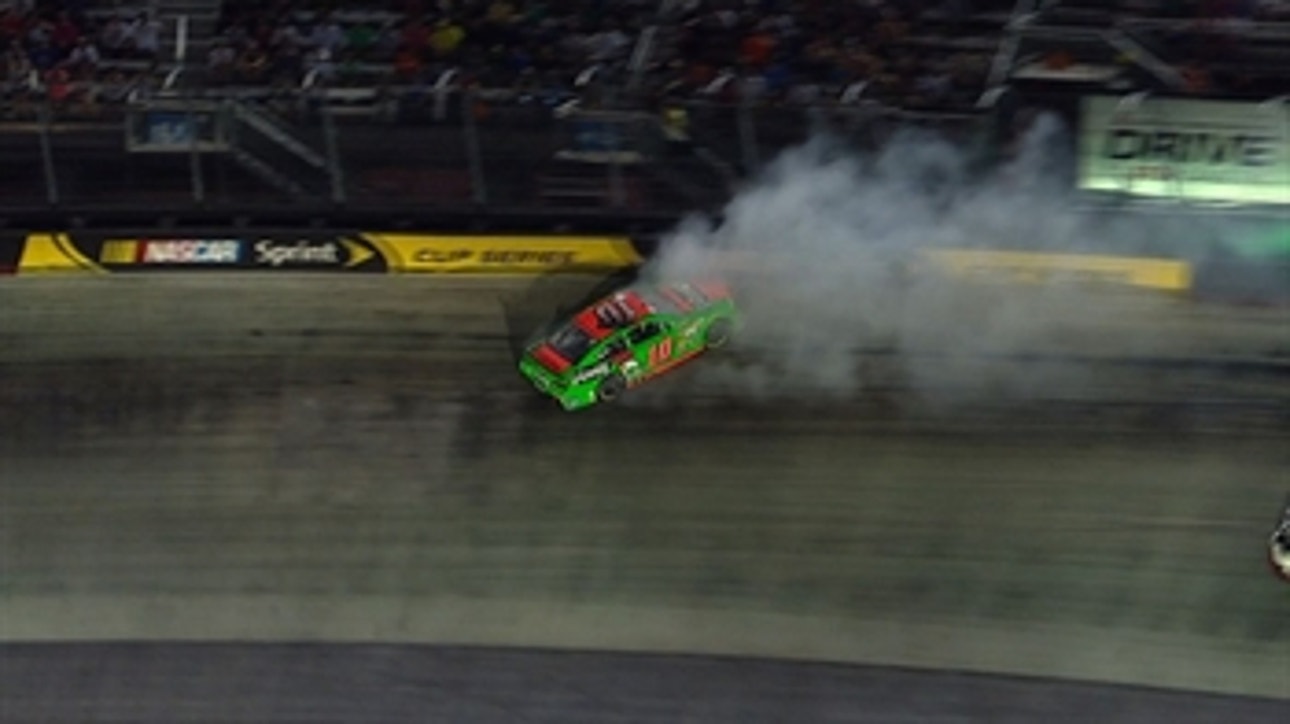 CUP: Danica Patrick Spins and Saves it - Bristol 2014