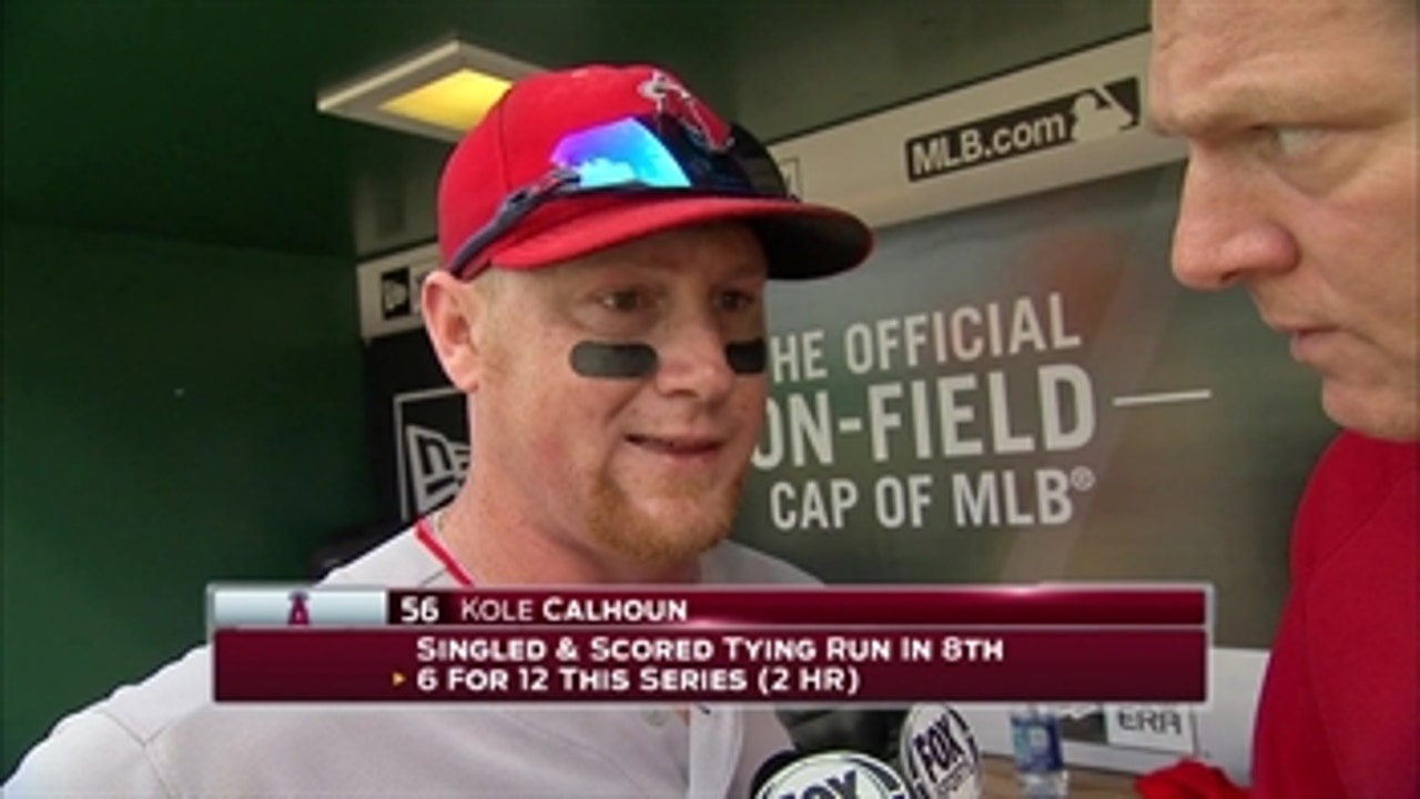 Kole Calhoun continues his hot streak on the road