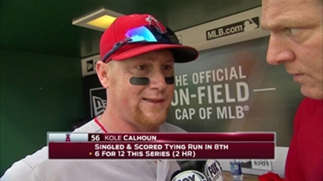 Kole Calhoun continues his hot streak on the road