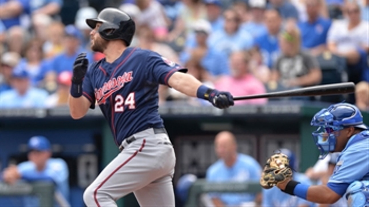 Plouffe leads Twins past Royals