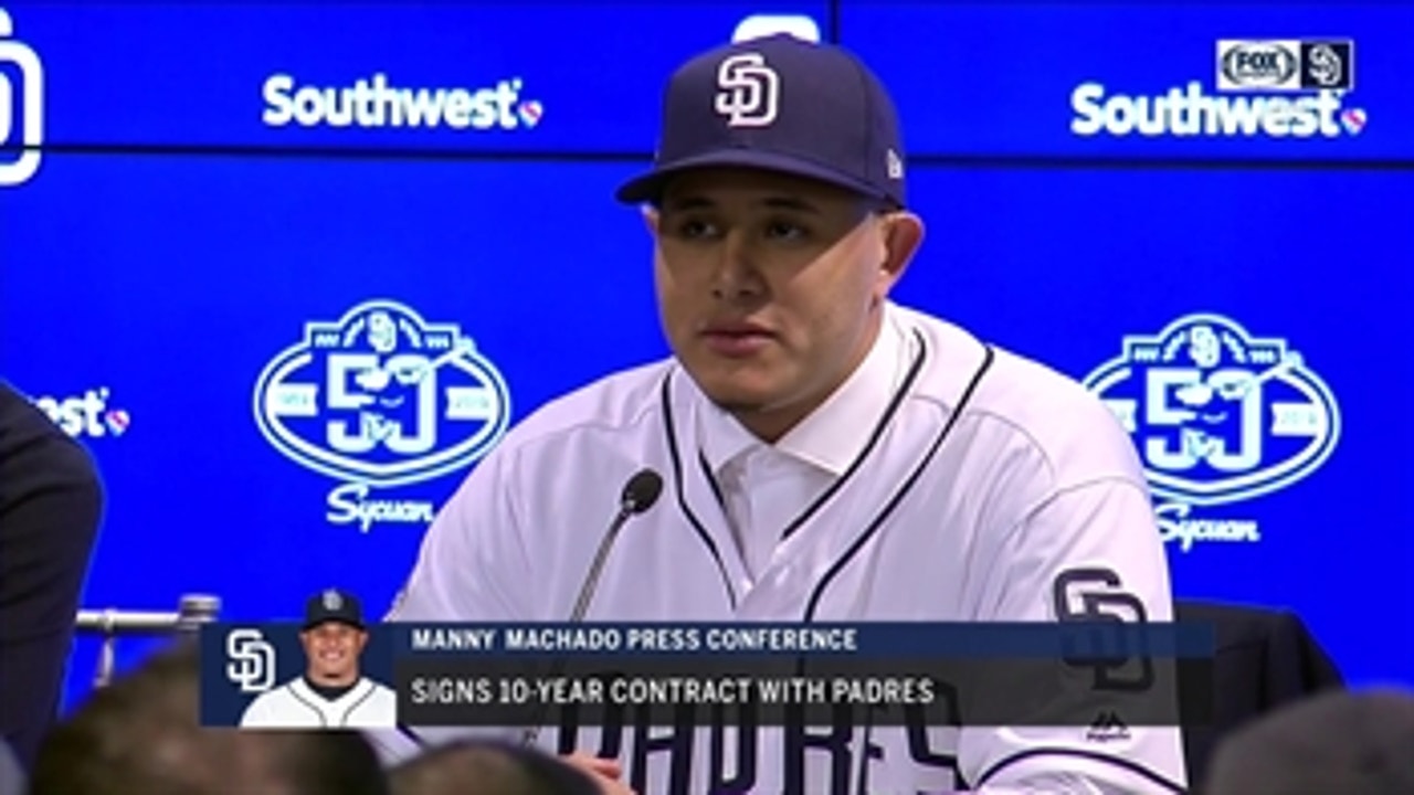 Manny Machado on why he chose San Diego: It was perfect
