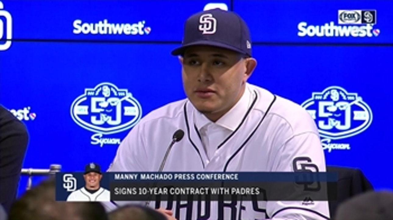 Manny Machado on why he chose San Diego: It was perfect