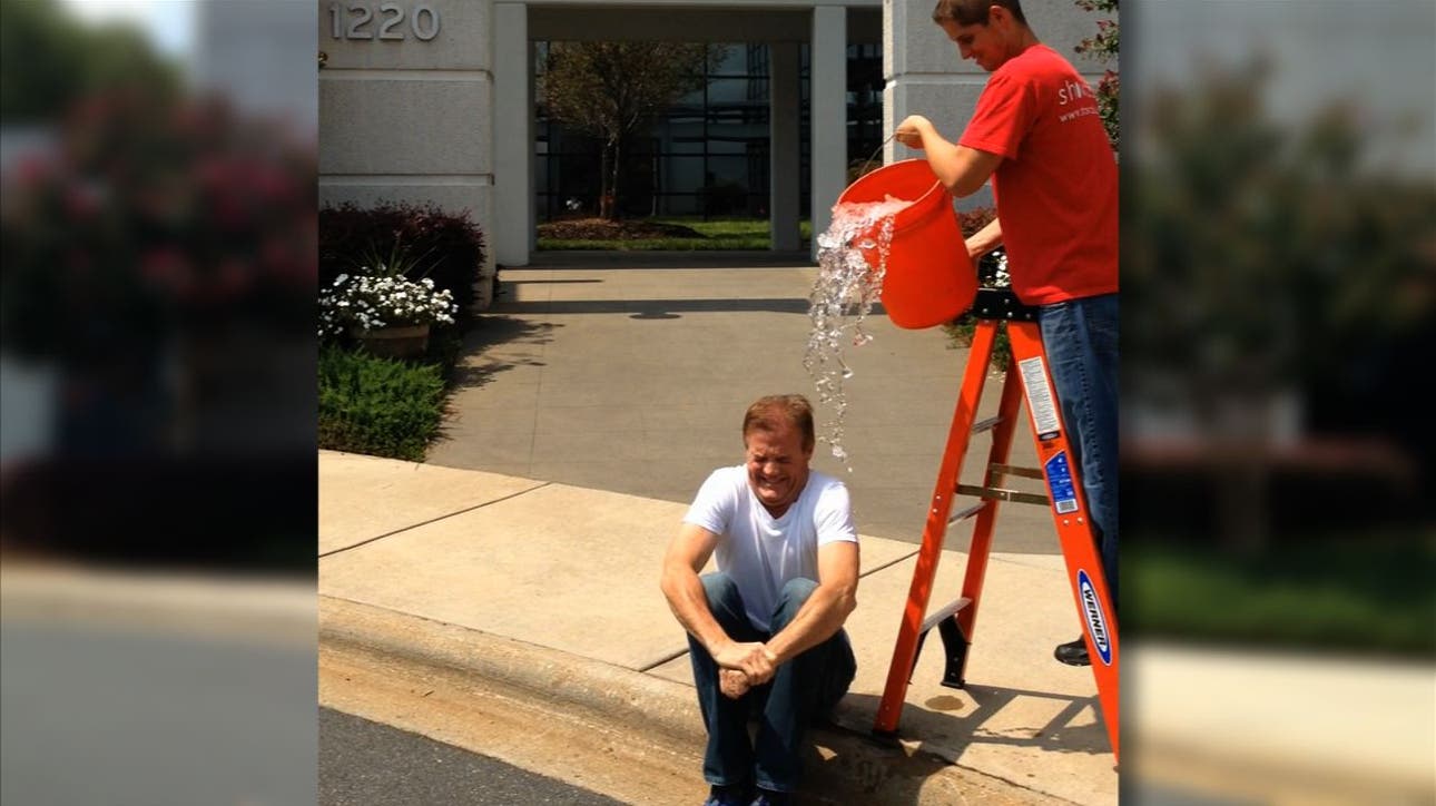 Kenny Wallace Takes the ALS Ice Bucket Challenge