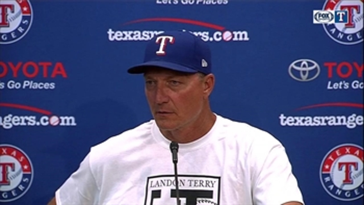 Jeff Banister talks pitching in 5-2 loss to Astros