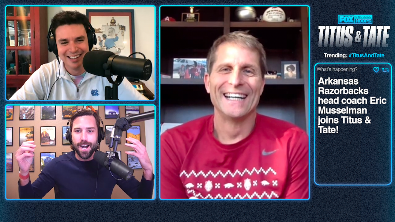 Eric Musselman talks charges, his coaching journey & high energy persona ' Titus & Tate ' FOX Sports
