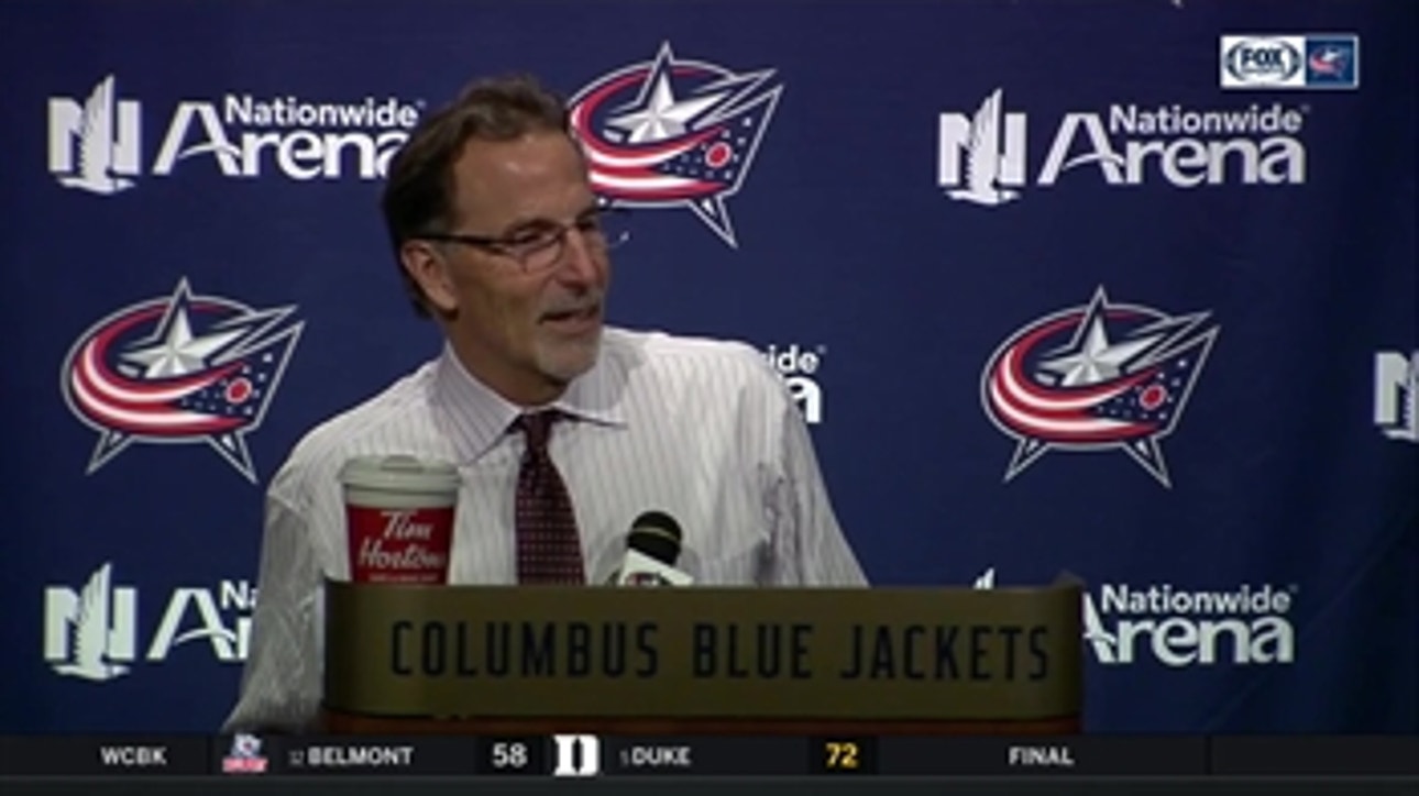 John Tortorella letting the Blue Jackets play it out during seven game win streak