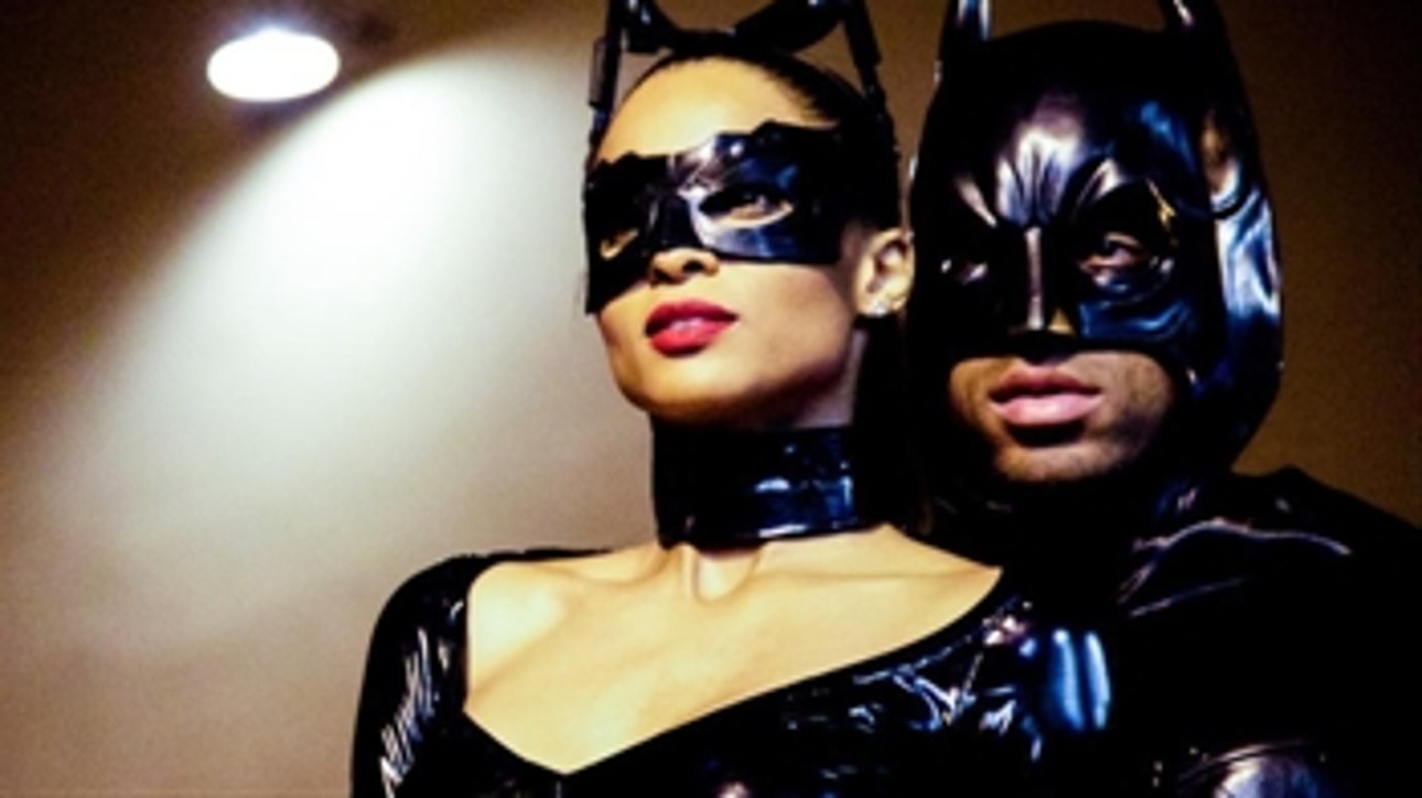 Russell Wilson, Ciara dress up as Batman and Catwoman