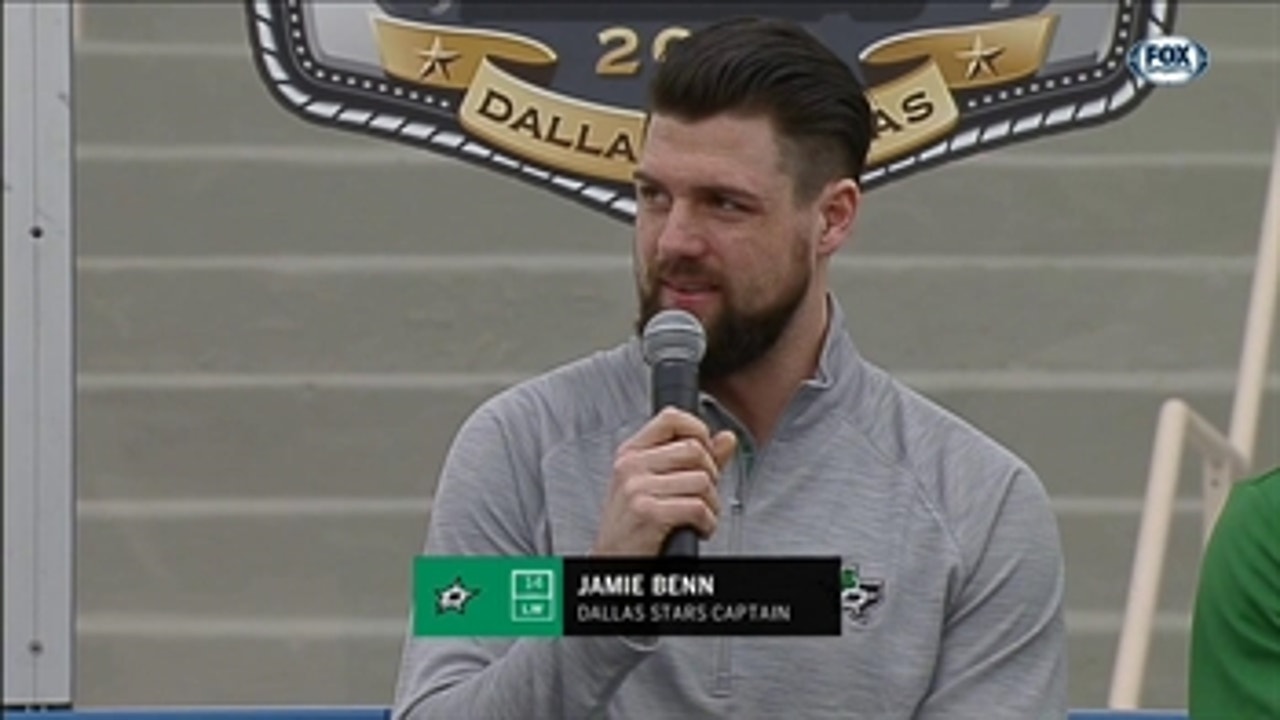 Jamie Benn on Winter Classic: 'It should be a pretty intense game'