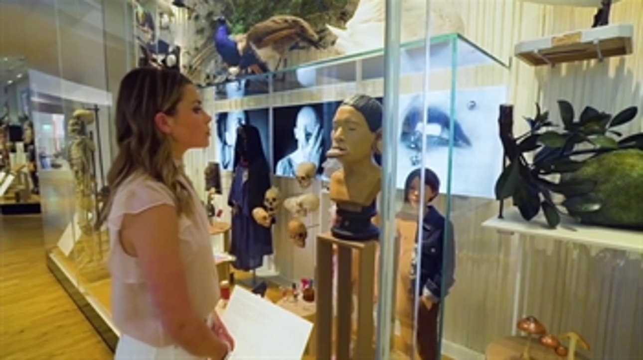 Jenny Taft visits ancient artifacts inside Musée de l'Homme