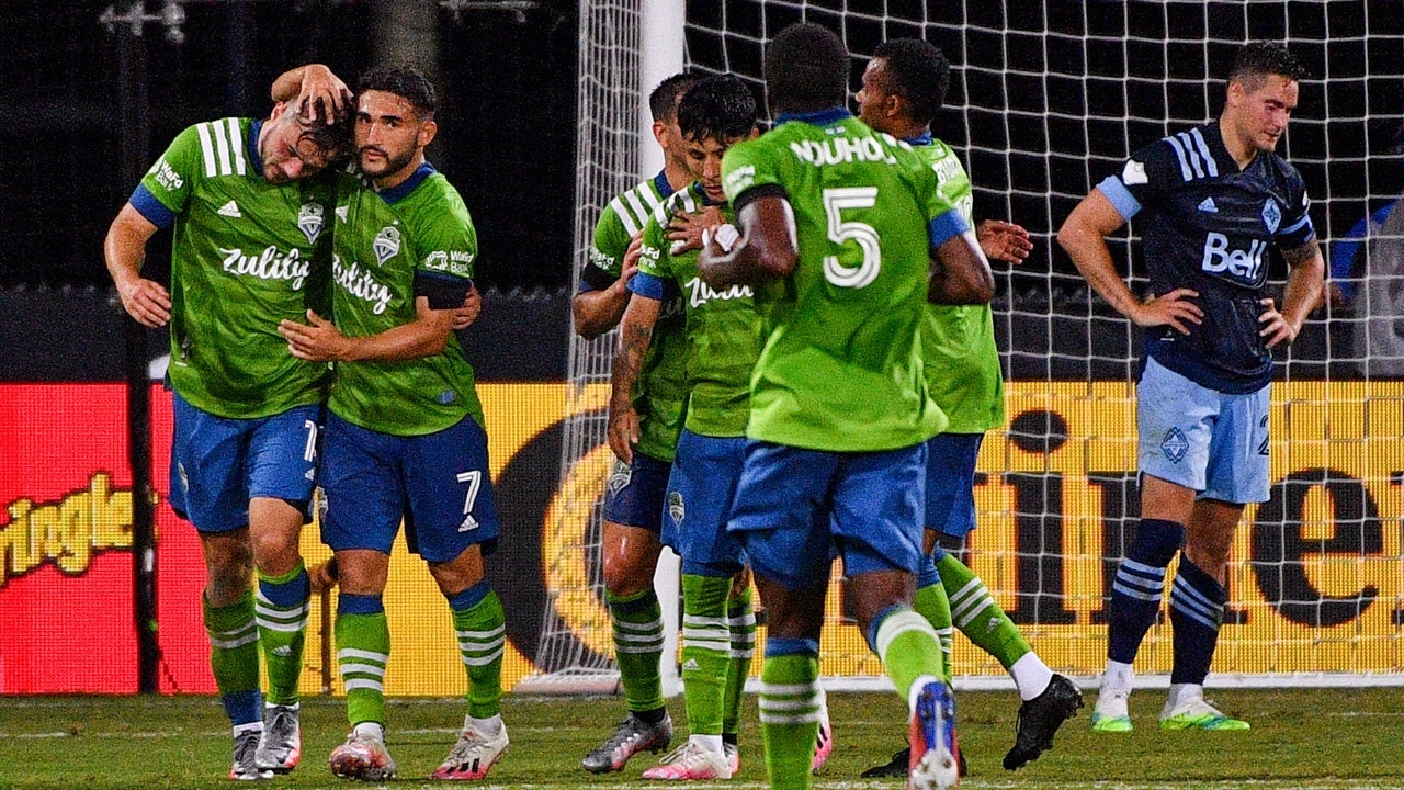Sounders dominate Whitecaps 3-0, avoid elimination from MLS is Back tournament