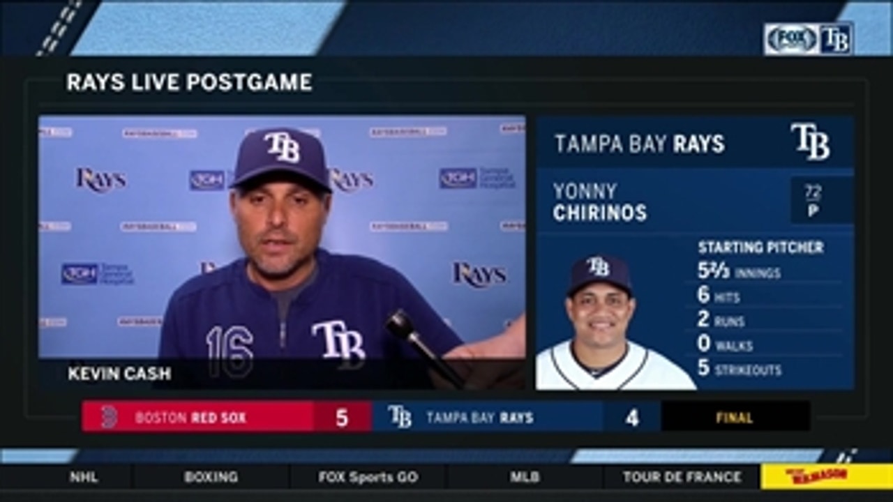 Kevin Cash breaks down Rays' struggle to piece together a win