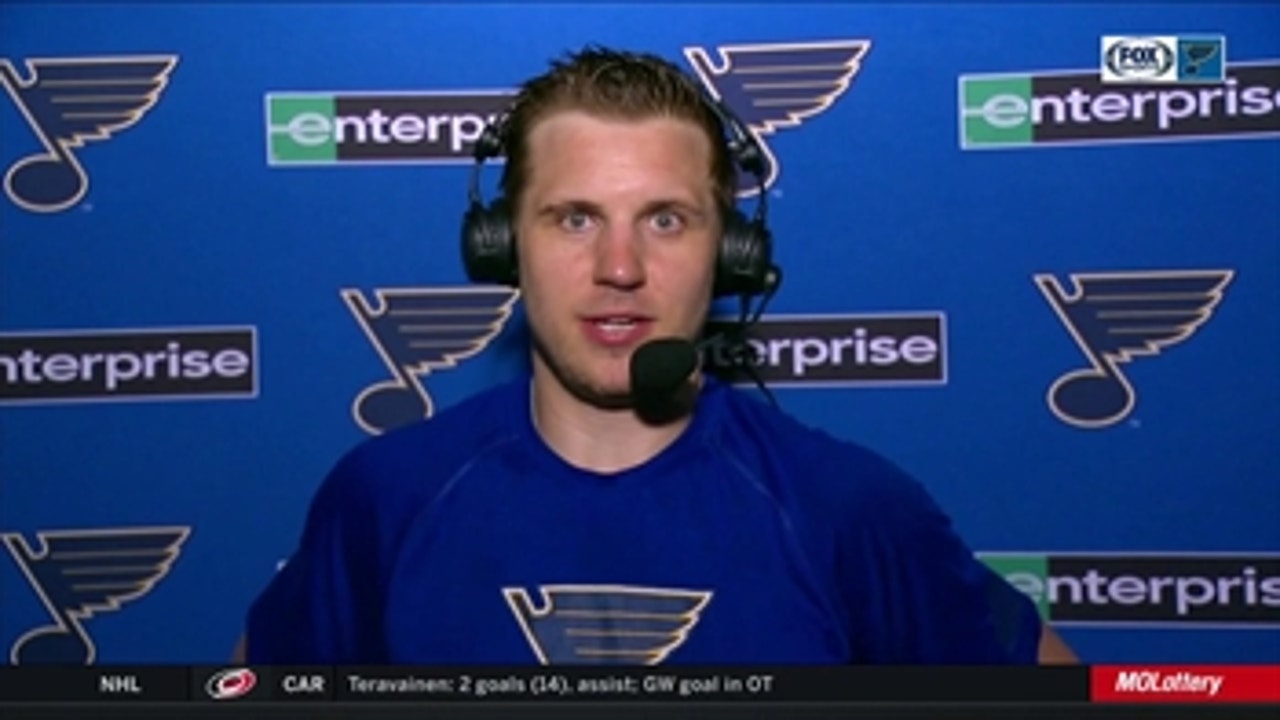 Schenn: Blues' win over Lightning was 'by far the fastest game we've played all year'