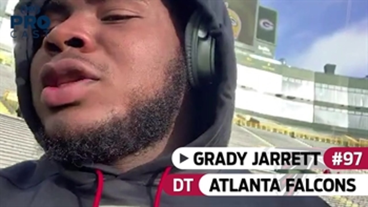 Falcons DT Grady Jarrett is ready to brave the cold at Lambeau Field