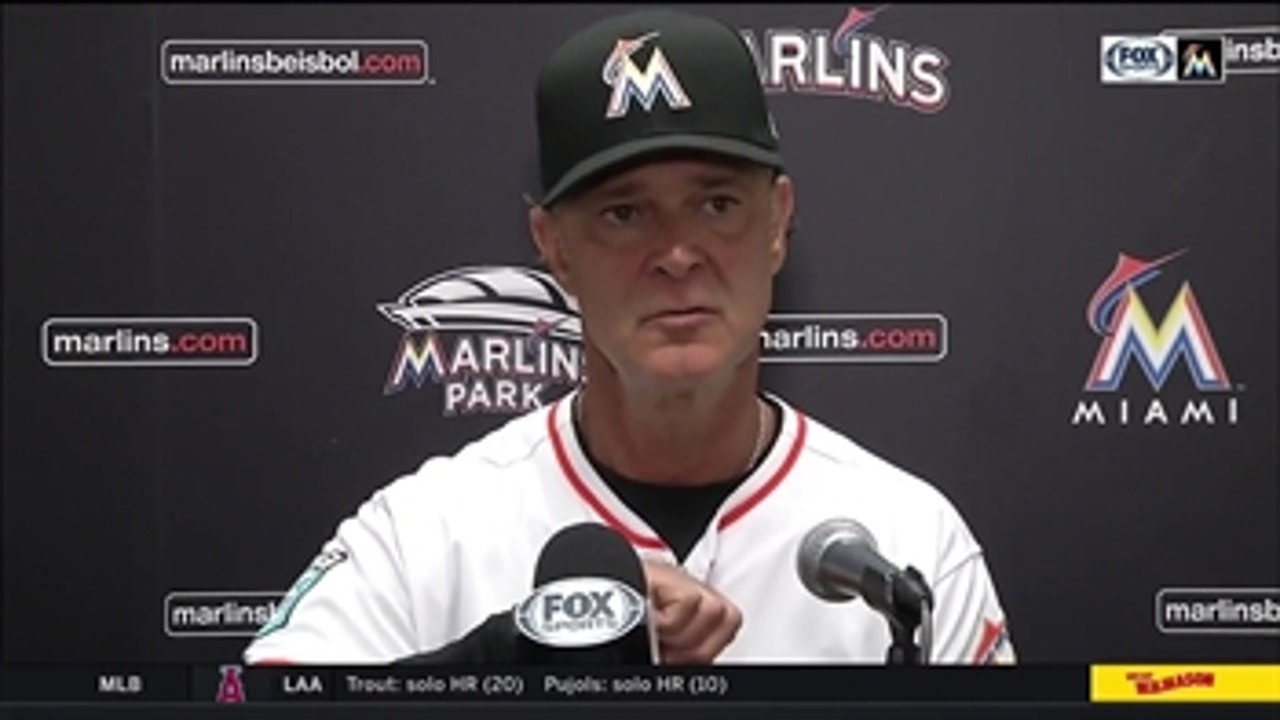 Don Mattingly on win over the Giants, young players making big impacts