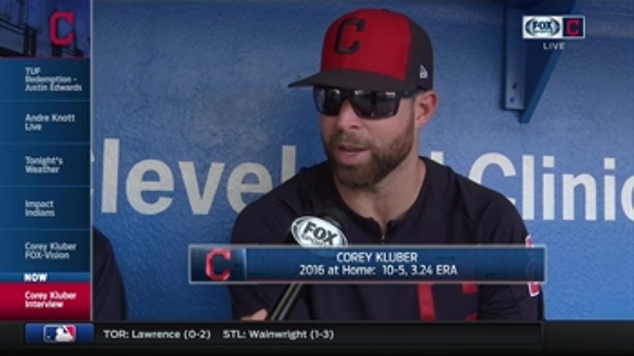 Corey Kluber is eager for what May will bring to Indians rotation