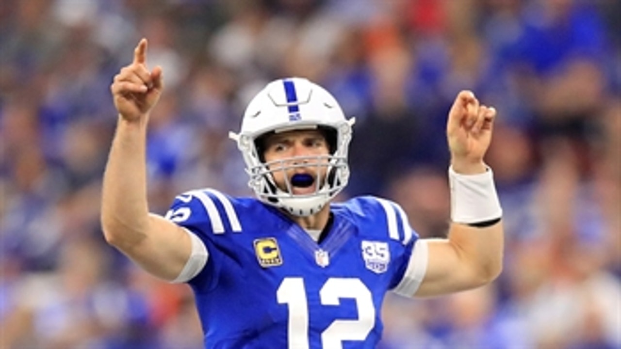 Marcellus Wiley sees the media clearly giving Andrew Luck a pass