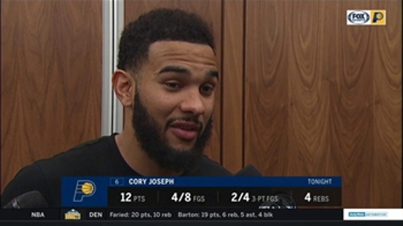 Cory Joseph: 'There's definitely momentum' after Pacers' win over Cavaliers