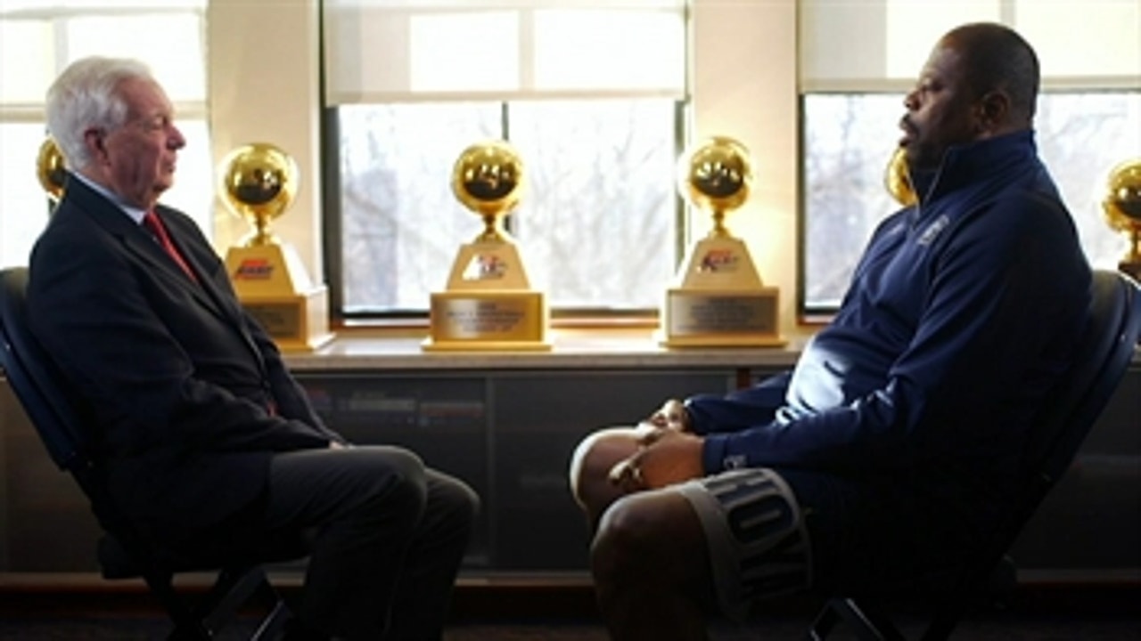 Patrick Ewing sits down with Bill Raftery ahead of Georgetown's meeting with St. John's