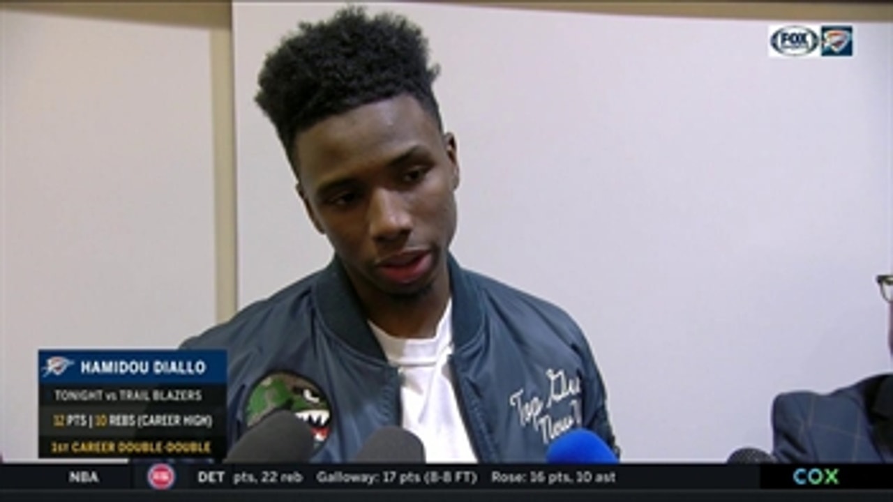 Hamidou Diallo on his first career double-double ' Thunder Live