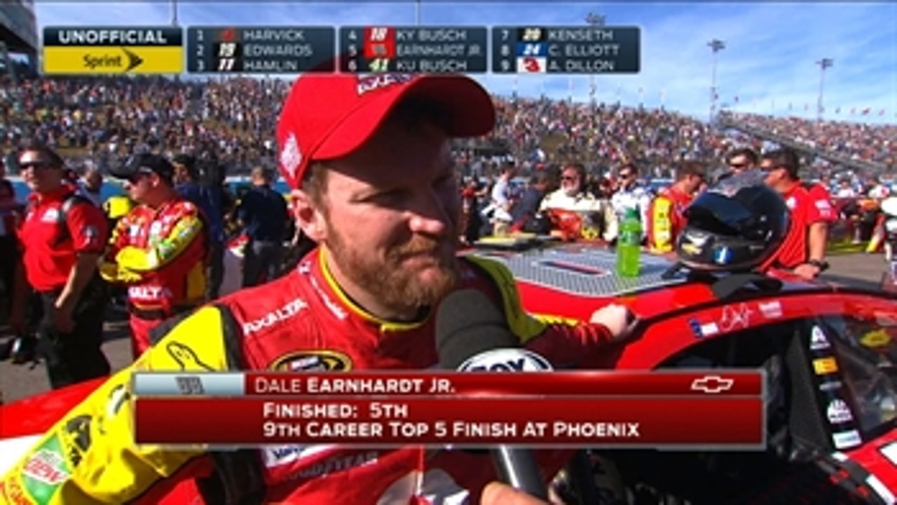 Dale Earnhardt Jr. Scores Top 5 at Phoenix