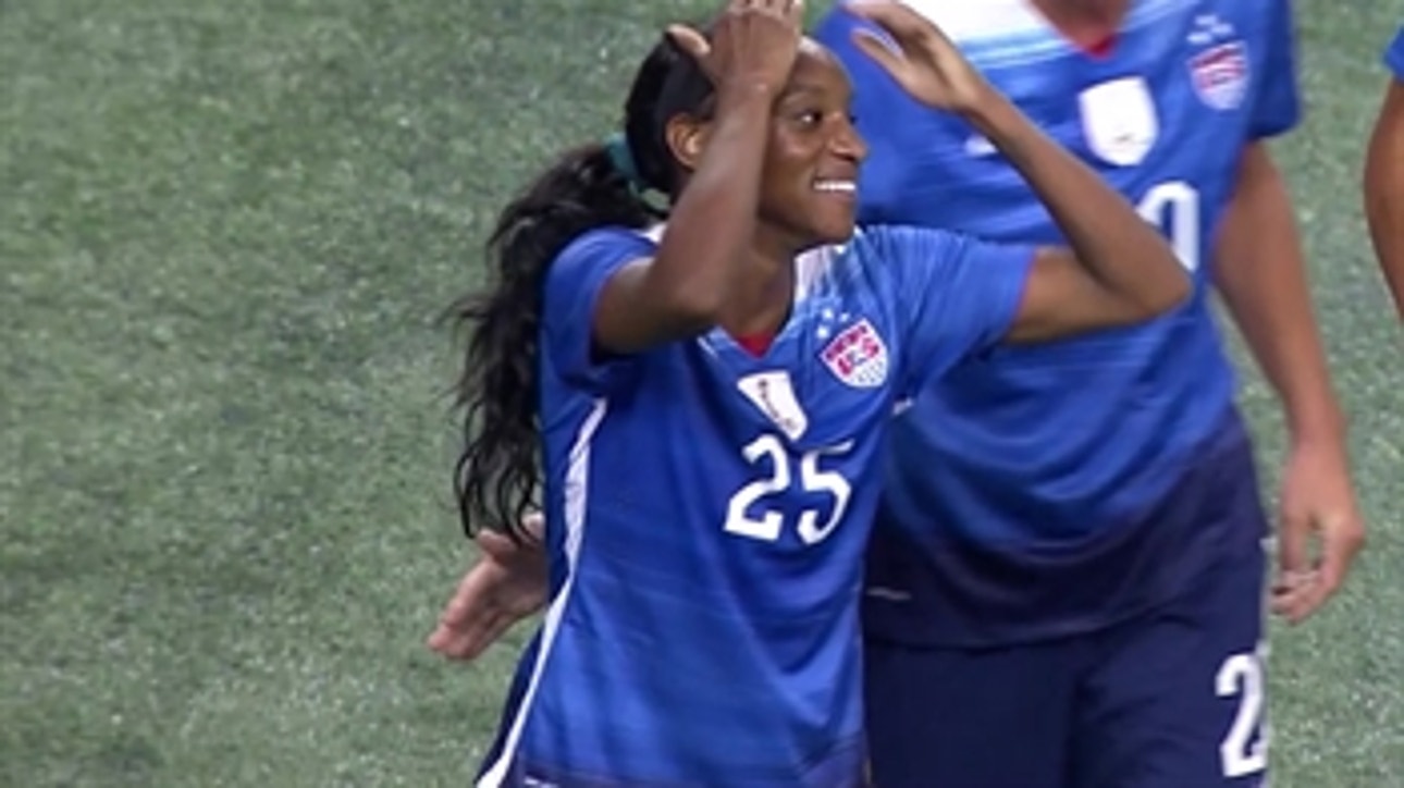 Dunn extends USWNT lead to 5-0 - 2015 International Friendly Highlights
