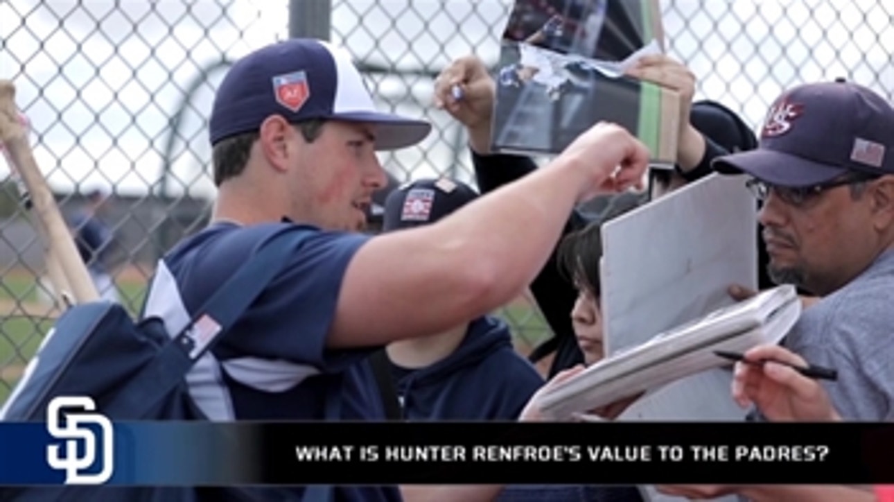 What is Hunter Renfroe's value to the Padres?