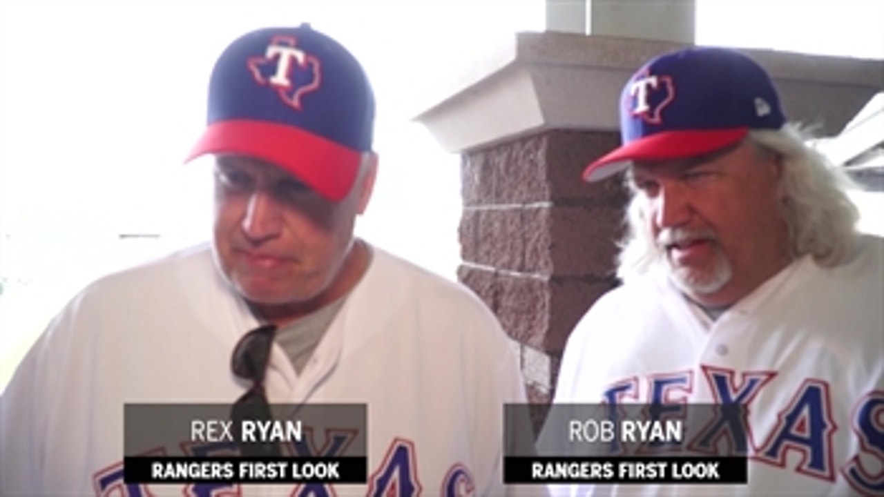 Rex and Rob Ryan Are New Texas Rangers Fans | Rangers First Look
