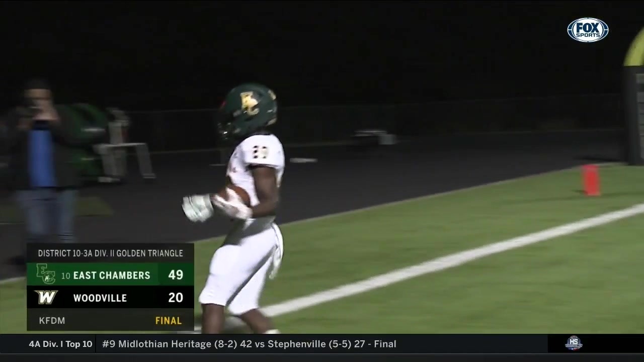HIGHLIGHTS: East Chambers vs Woodville | High School Scoreboard Live