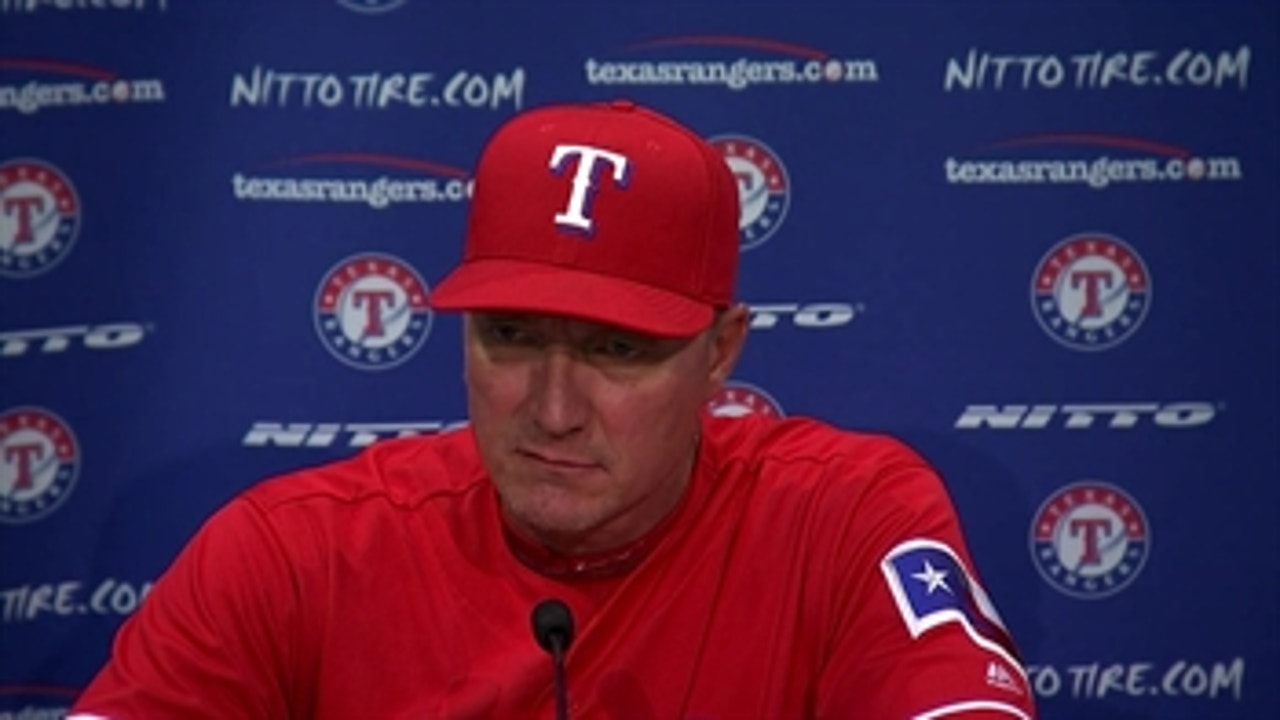 Banister on 'confident outing' of Derek Holland in 3-2 win