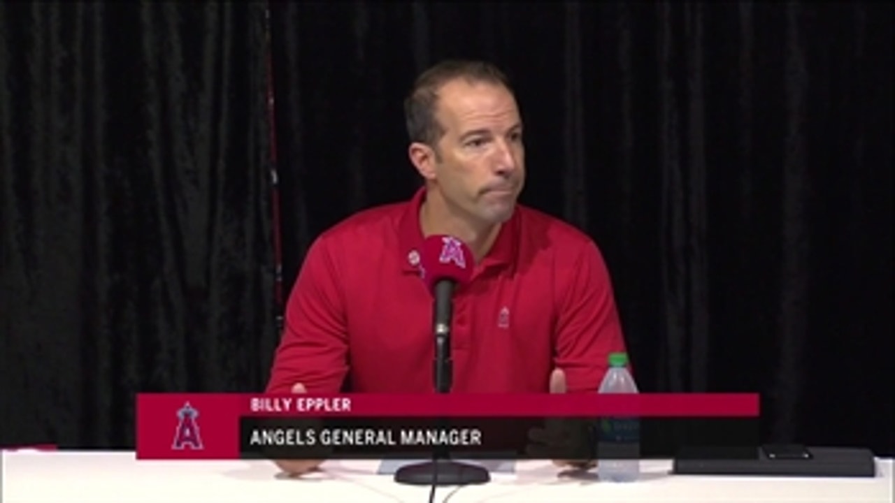 Angels' Manager Brad Ausmus  and General Manager Billy Eppler address the media in light of news about Tyler Skaggs