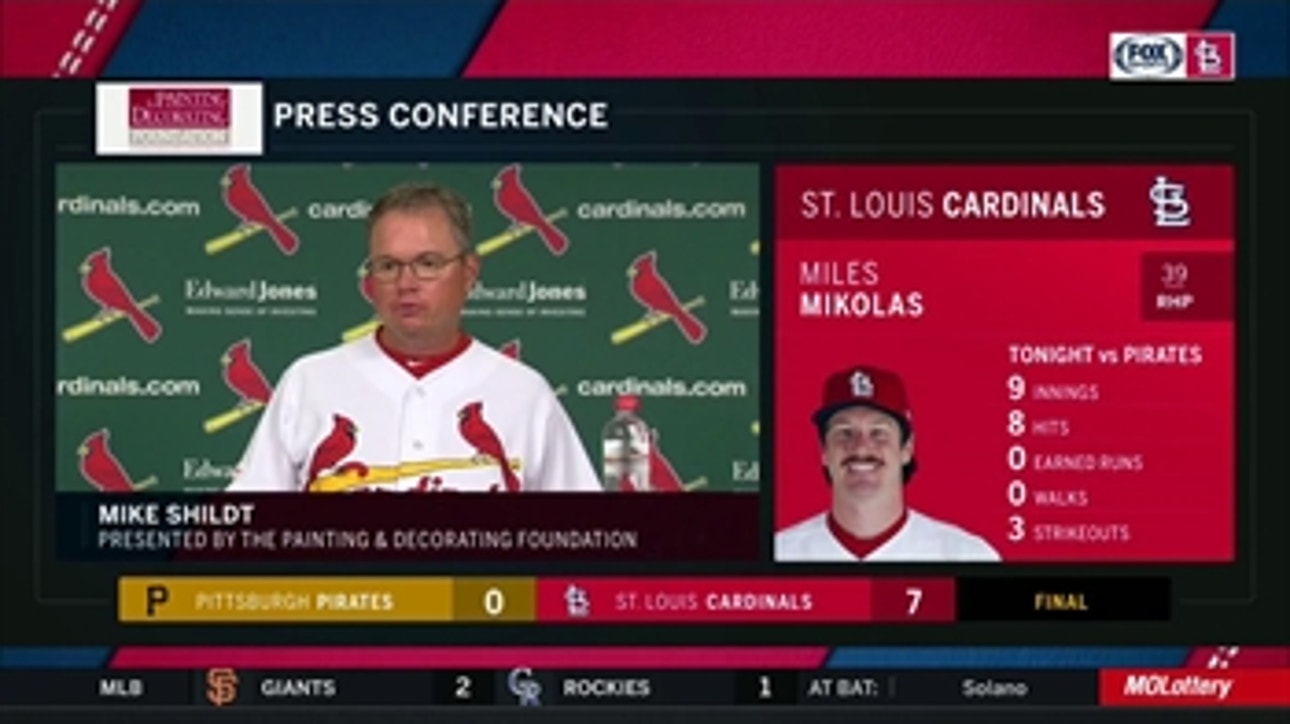 Shildt: 'I'm really confident' that Mikolas is turning a corner