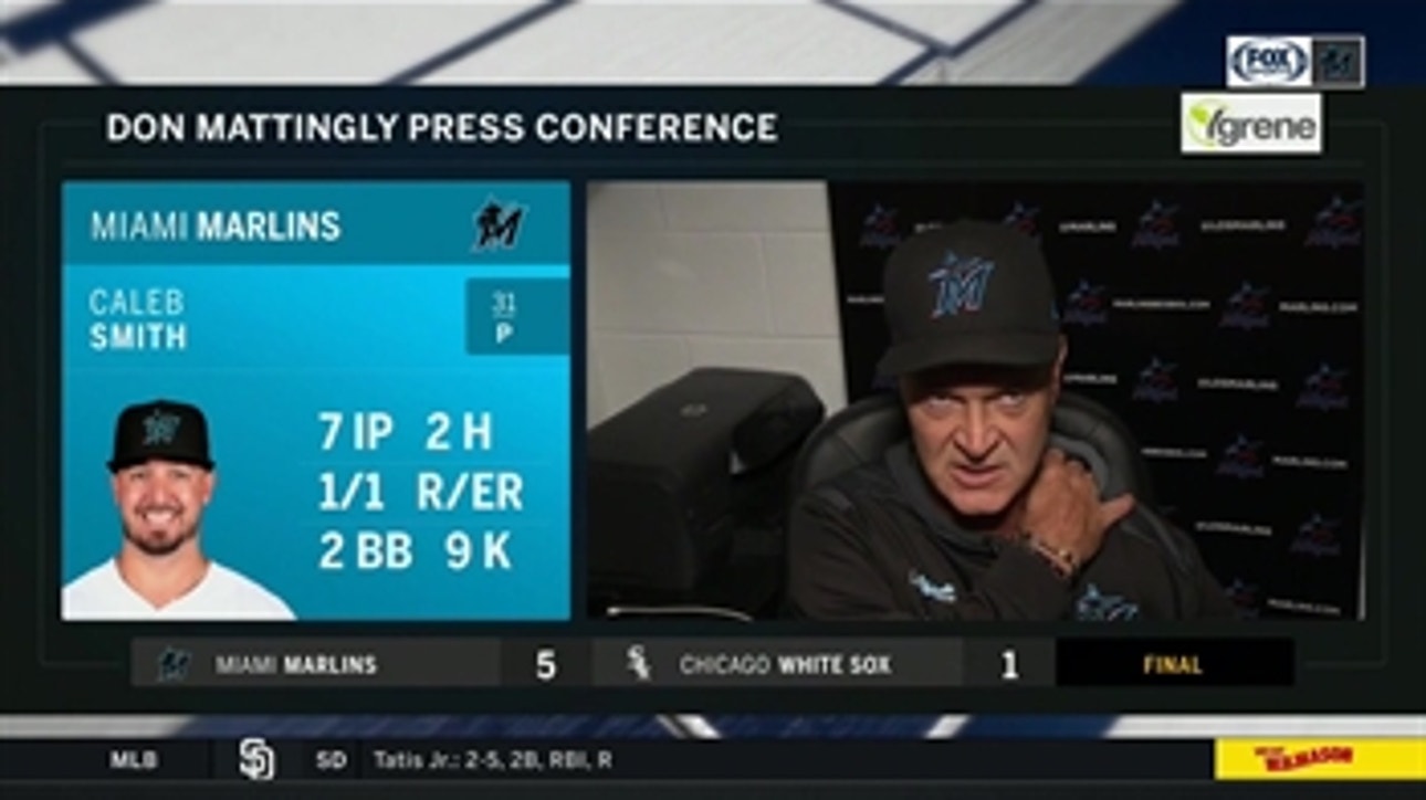 Don Mattingly on Caleb Smith's dominant start, Marlins' 5-1 bounce-back win over the White Sox