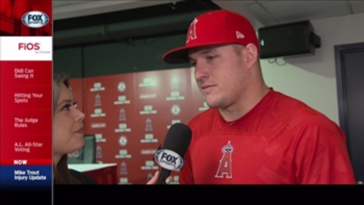 Angels Live: Mike Trout gives update on his injury