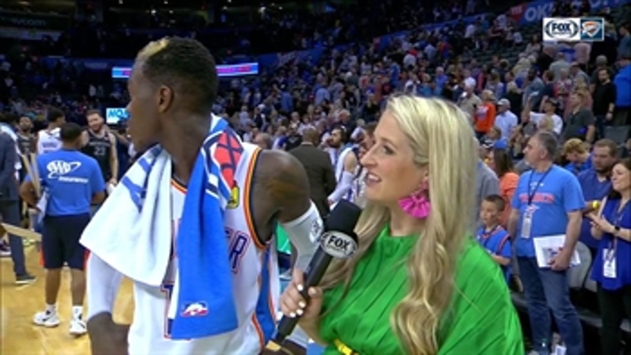 Dennis Schroder talks OKC win over Detroit