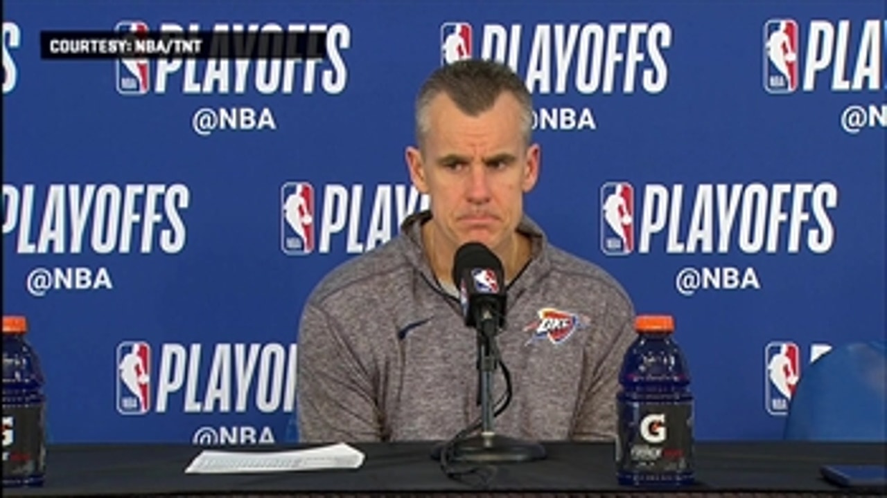 Billy Donovan on Melo's Defense in Game 1 ' Jazz at Thunder