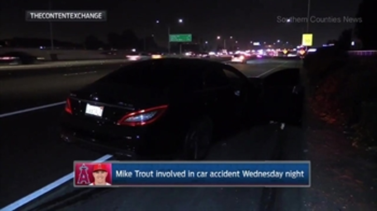 Mike Trout involved in auto accident late Wednesday night