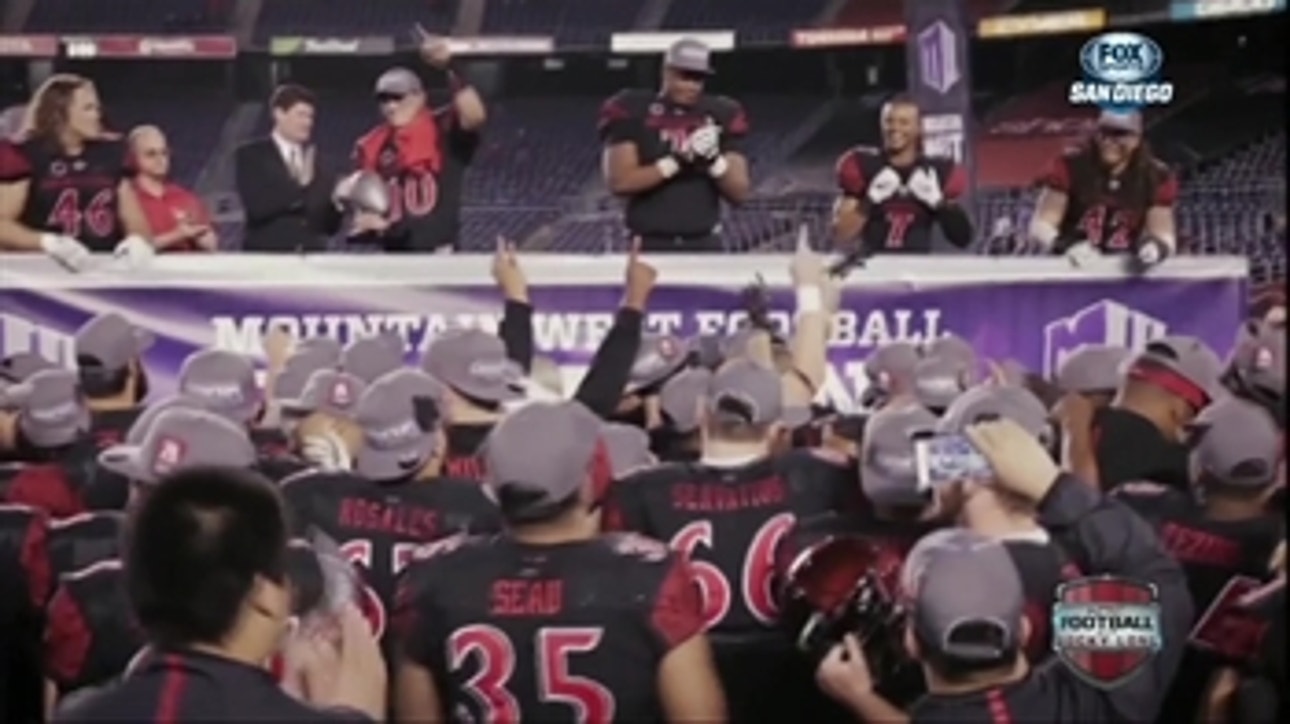 The Aztecs' favorite memory from 2015? Winning the Mountain West Championship