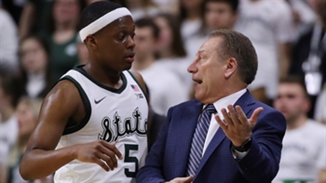 Tom Izzo and Cassius Winston discuss No. 6 Michigan State's win over No. 13 Maryland